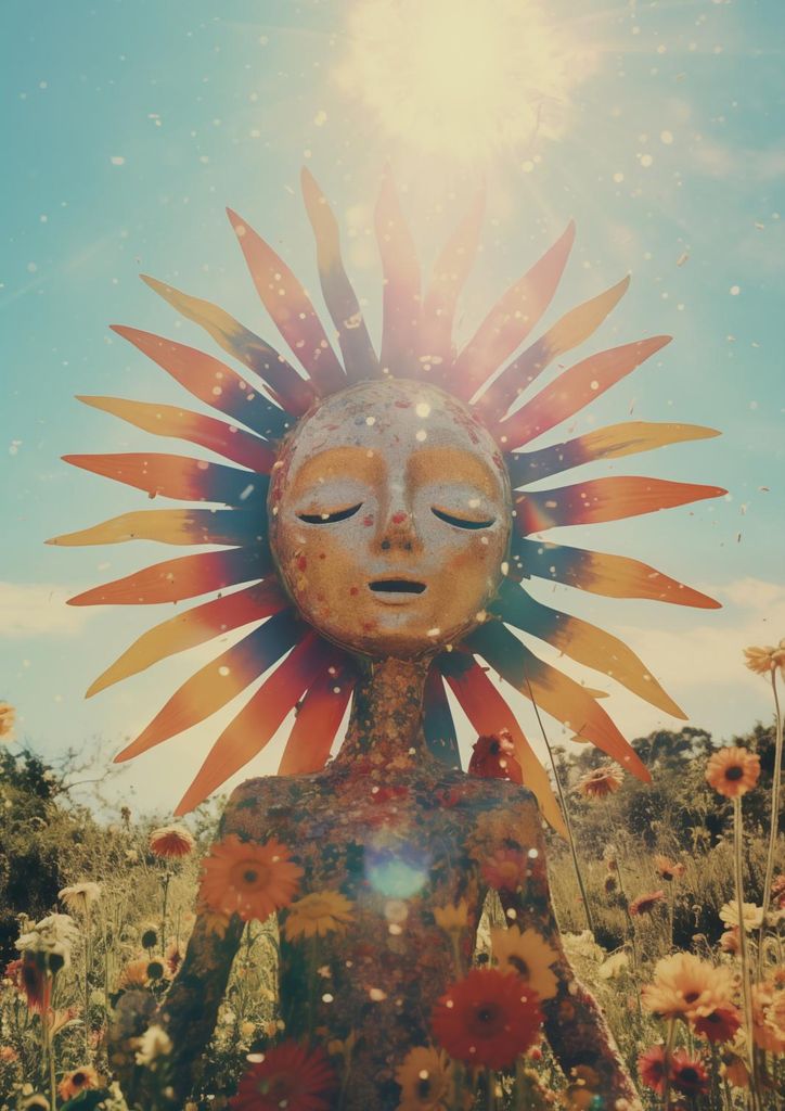 Plakat 59,4x84,1cm Sonnige Meditation