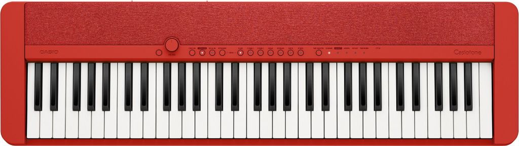 Casio CT-S1 Keyboard mit Touch Response Red