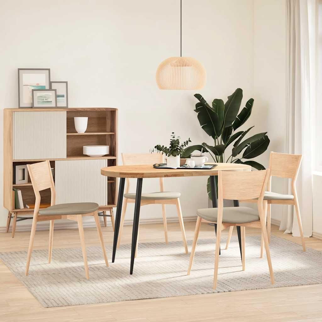 vidaXL Pieds de table console Forme conique 4 pcs Noir Image du produit 