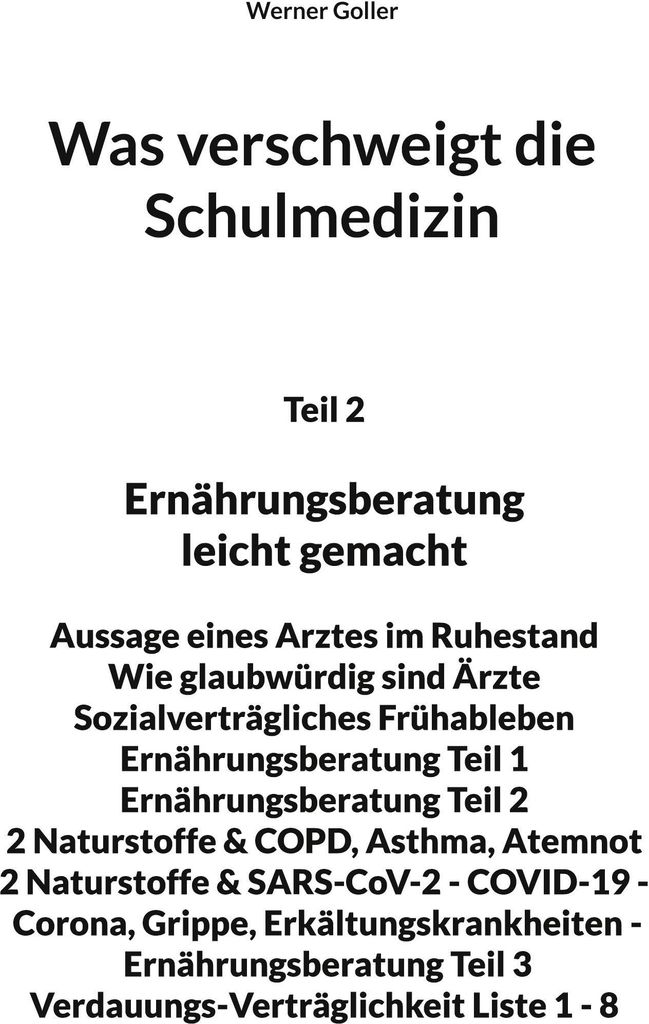 Was verschweigt die Schulmedizin