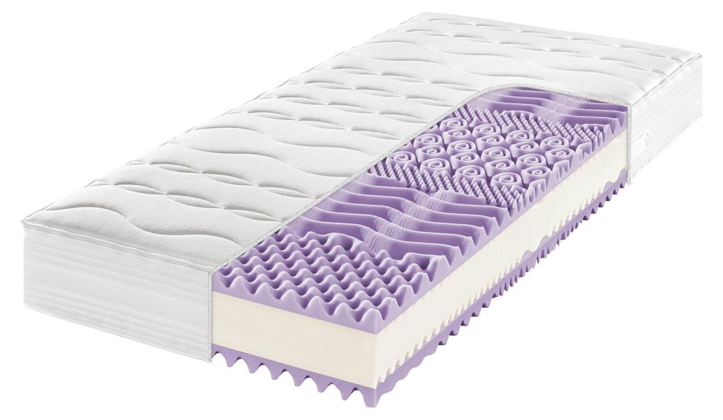 FRANKENSTOLZ Natura KS Schaummatratze Bezug 100% kbA Baumwolle : Größe - 160x200 cm, Härtegrad - H4