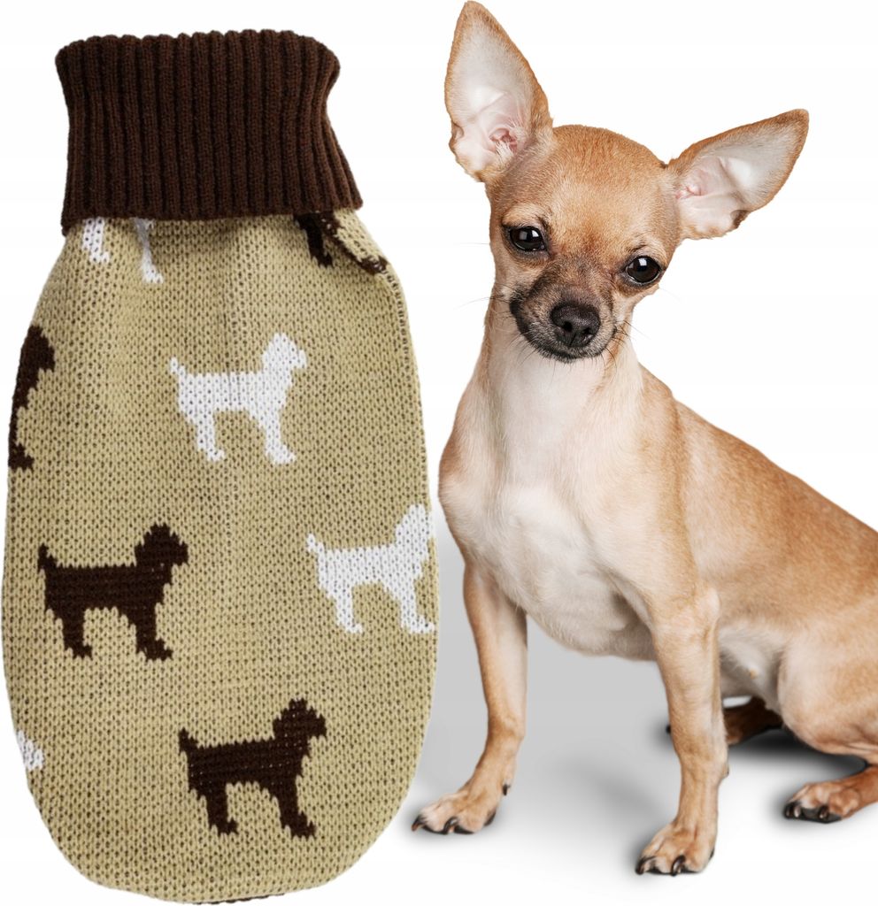 Pulloverkleid für einen Hund für Winter 18 cm (6)
