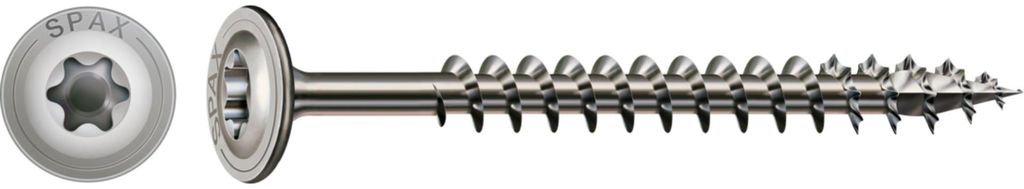 SPAX HI.FORCE Tellerkopf T-STAR plus T40 4CUT Edelstahl A2 Produktbild 