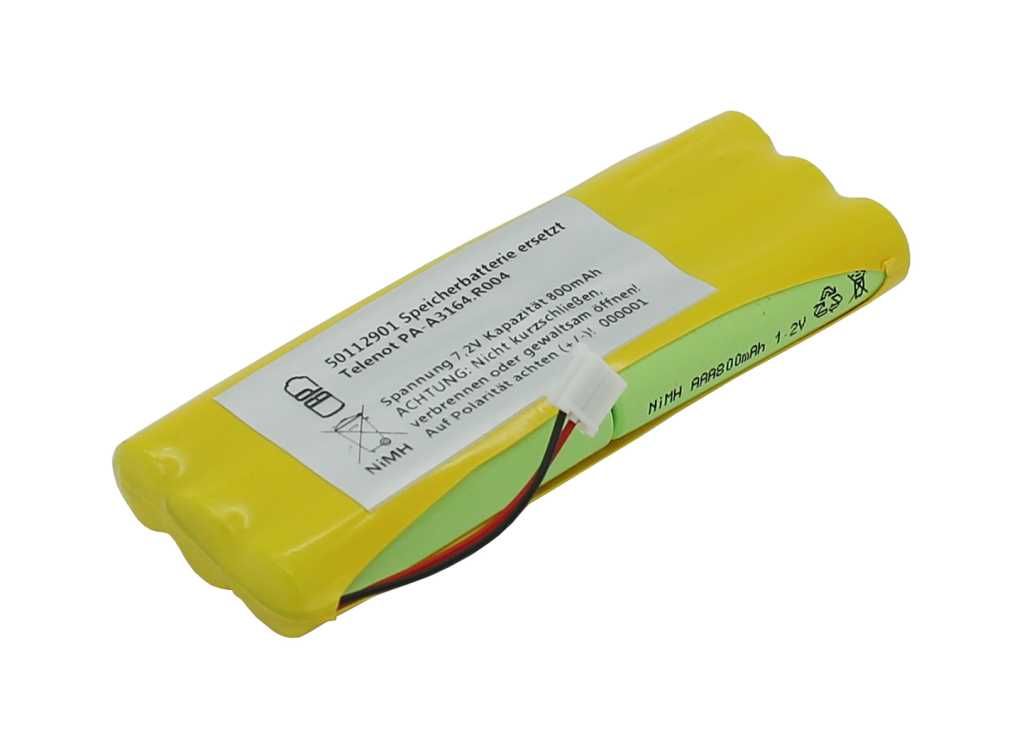Speicherbatterie 7,2V ersetzt Telenot PA-A3164.R004 - 800 Produktbild 
