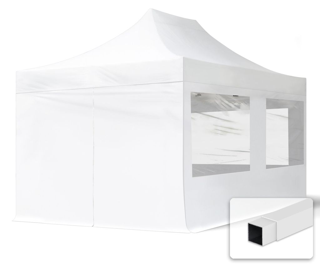 TOOLPORT 3x4,5m gazebo pieghevole con laterali (finestre Immagine del prodotto 
