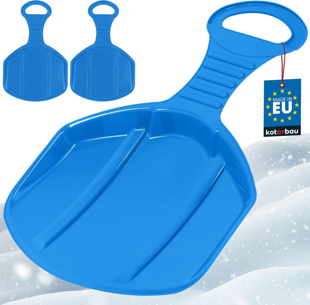 KOTARBAU® 2 pezzi Slittino Da Neve Plastica 53x34x3.5 cm Immagine del prodotto 