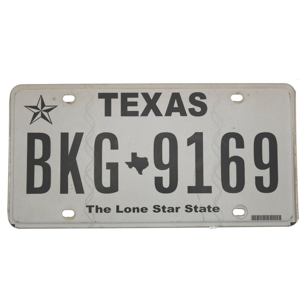 US Kennzeichen Texas - original Nummernschild
