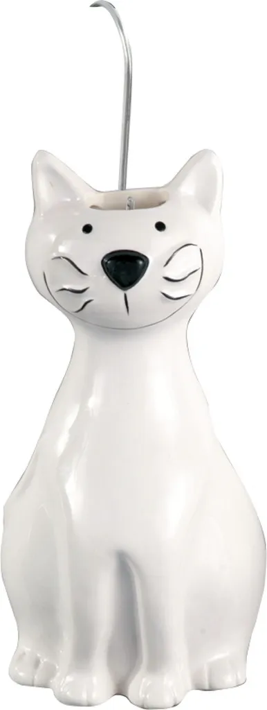WENKO Lot de 2 Humidificateurs d'air Chat Blanc en Céramique Radiateur