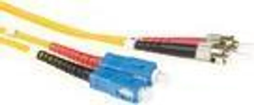 Cordon de brassage optique monomode SC vers ST OS1 Duplex 1,50m
