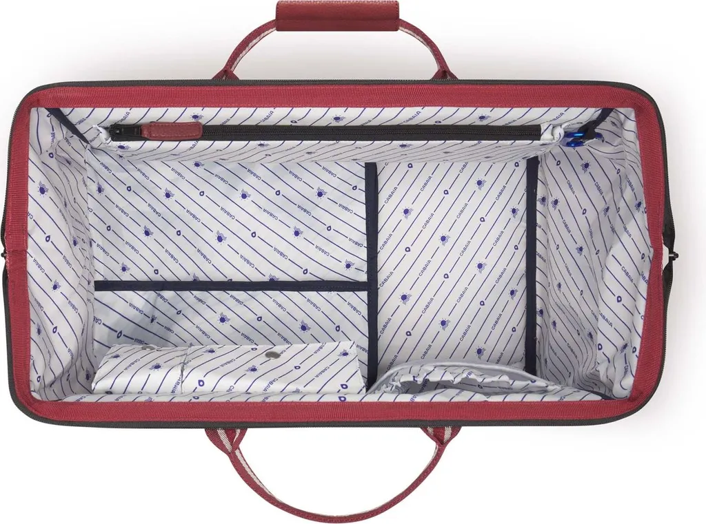 Sac week-end ordinateur Cabaia Duffle Bag bordeaux étanche et modulable - 5
