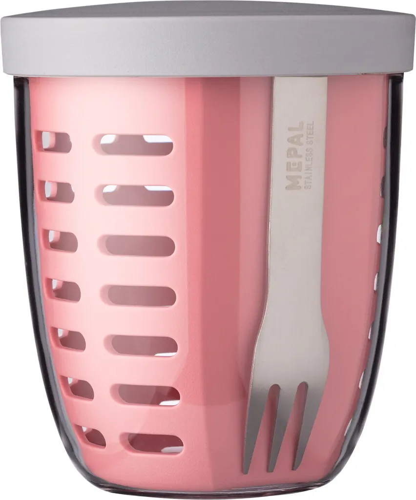 Mepal Fruitpot Ellipse Rosa Nordic | Accessorio Ufficio Chic e Pratico
