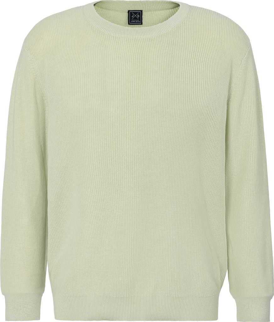 JOHN DEVIN Strickpullover hellgrün Größe S