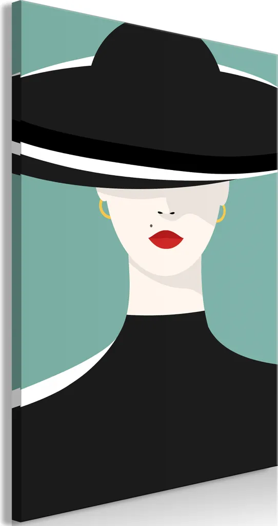 Quadro Italiano Femminilità 40x60 cm - Emozione su Tela Canvas