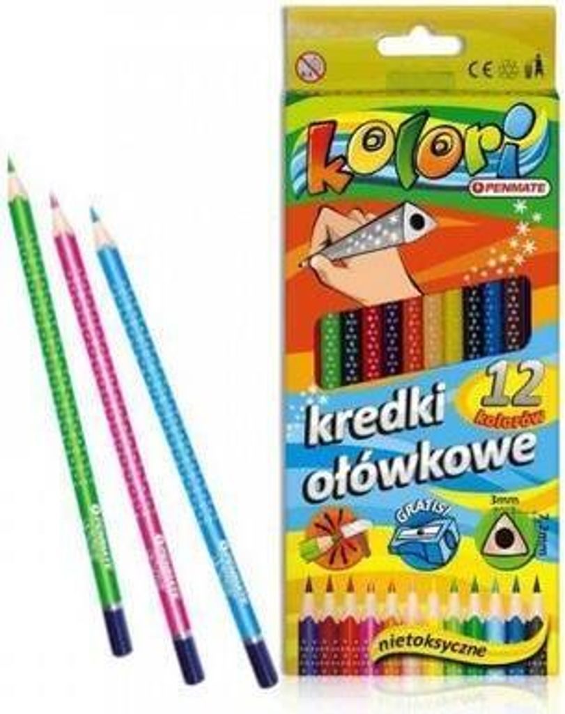 Premium-Buntstifte Kolori Penmate 12 Farben