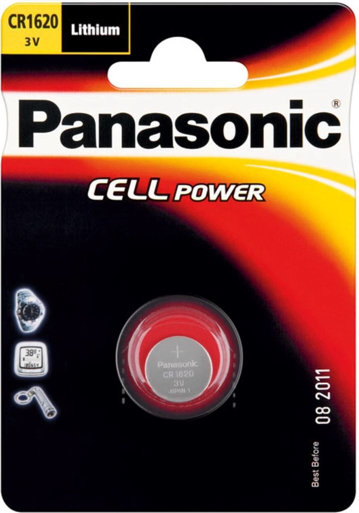 1 Panasonic CR 1620 Lithium Power