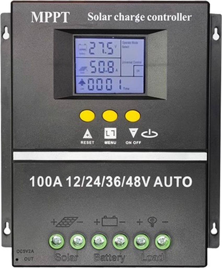 100A MPPT regolatore di carica solare per 12/24/36/48V auto Immagine del prodotto 