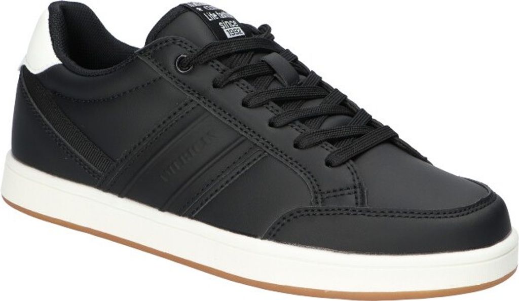 AMERICAN CLUB RD24 Schuhe für Herren, Herrenschuhe, Sneaker, Schuheinlage "MEMORY FOAM SYSTEM", Schwarz 43