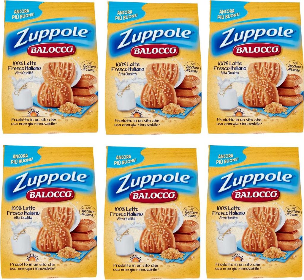 6x Balocco Zuppole Kekse zum Frühstück 350g biscuits Produktbild 