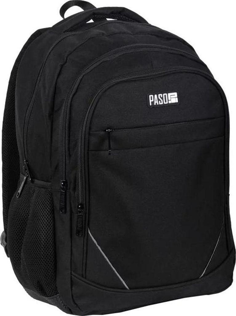 PASO Urbaner Business-Rucksack Schwarz für Damen und Herren