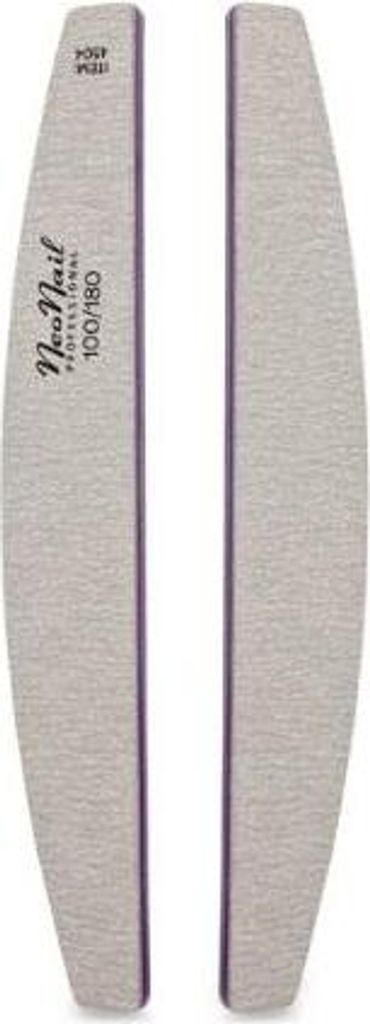 NEONAIL Trapezoid Nail File 100/180 Gray Produktbild 