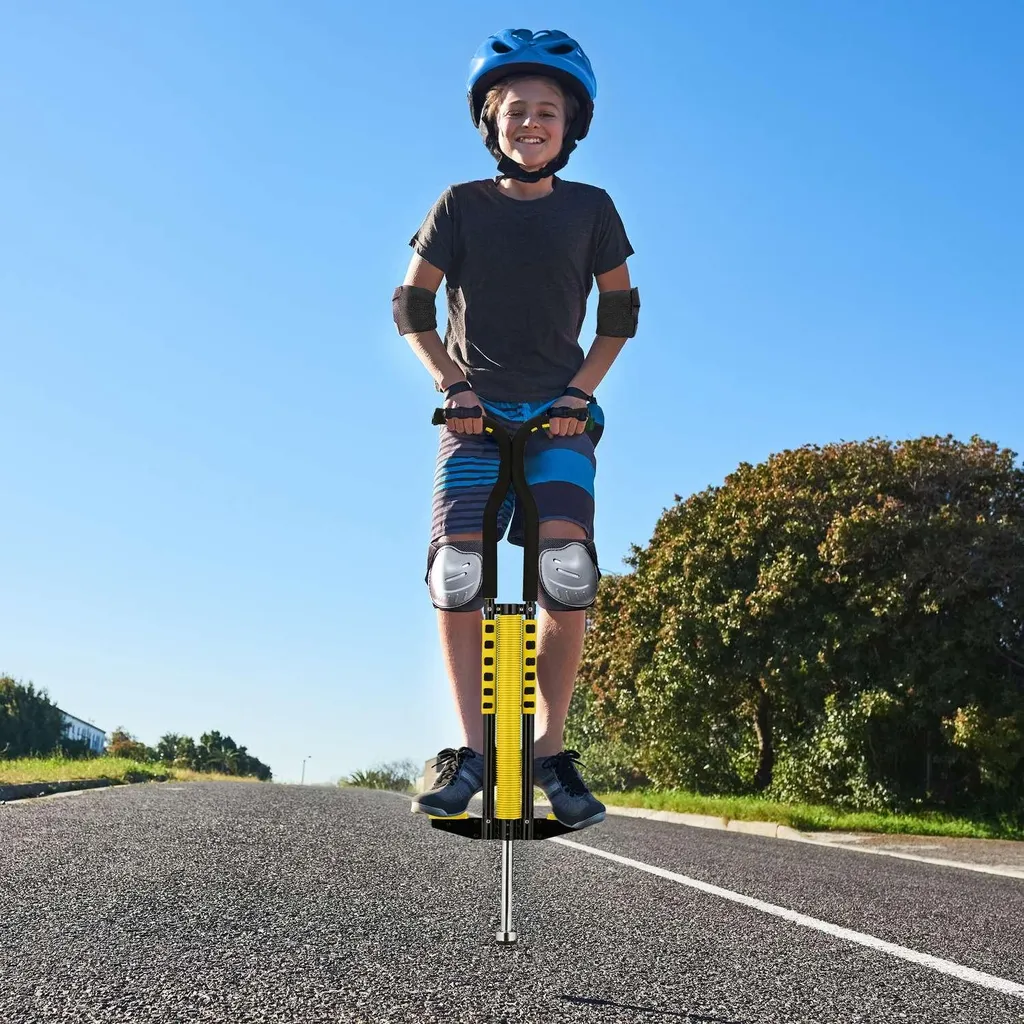 Bâton sauteur pogo stick enfants moins de 60 kg jeu de plein air