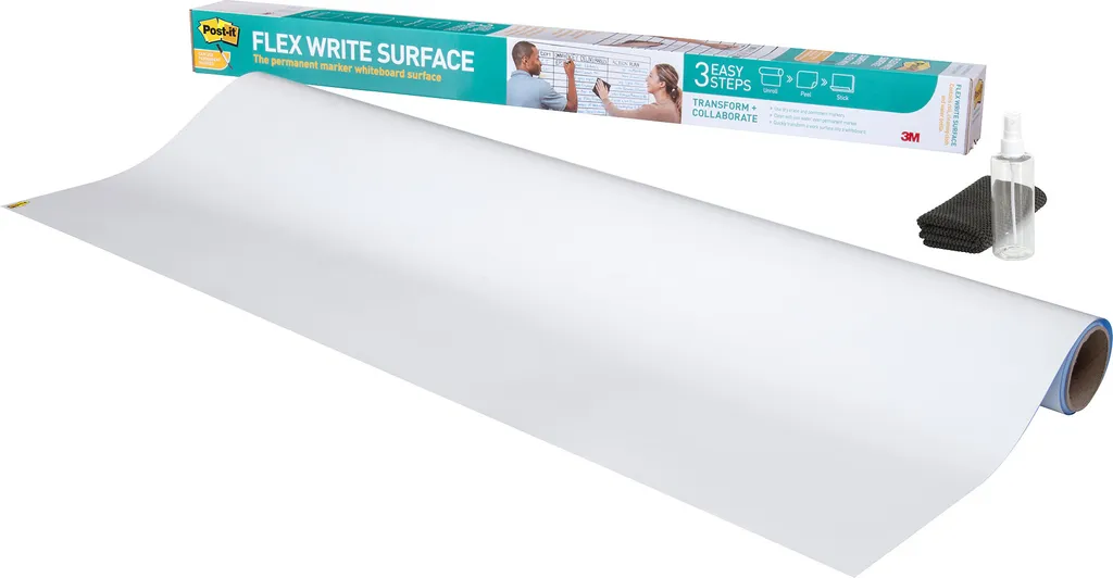 Surface tableau blanc effaçable à l'eau Post-it® Flex Write 122 x 183 cm - 11