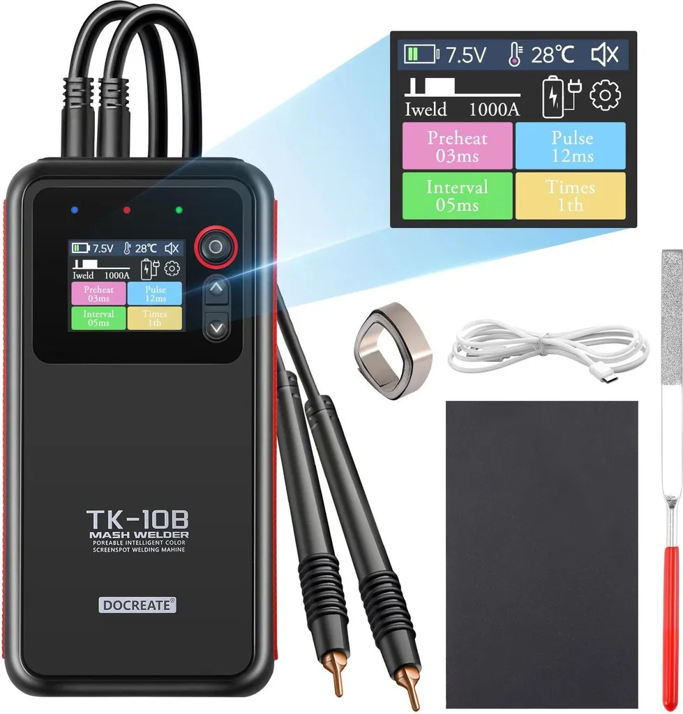 Saldatrice a Punti Fai-da-Te - Riparazione Batterie 18650 Professionale