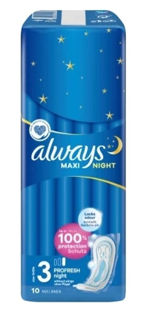 Always Maxi Profresh Night 10er Produktbild 