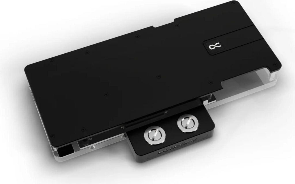 Alphacool Core RX 9070 XT Mercury transparent/chrom inkl. Backplate