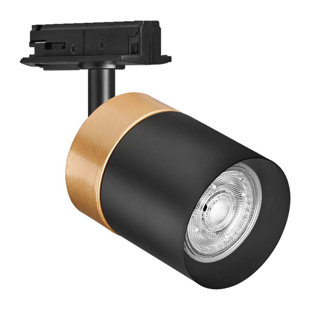 Ledvance Schienensystem Tracklight Strahler Spot Schwarz/Gold fr GU10 Leuchtmittel schwenkbar
