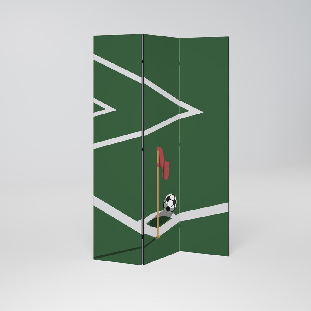 SpaceRebels Paravent Raumteiler - 3-teilig Raumtrenner, Druck 2-Seite - Raumtrenner - Trennwand Wohnung - Room Divider - Spanische Wand Deko Modern...