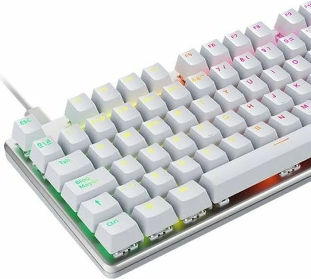 Clavier mécanique TKL Newskill Serike V2 Blanc pour Jeu Vidéo RGB - 5