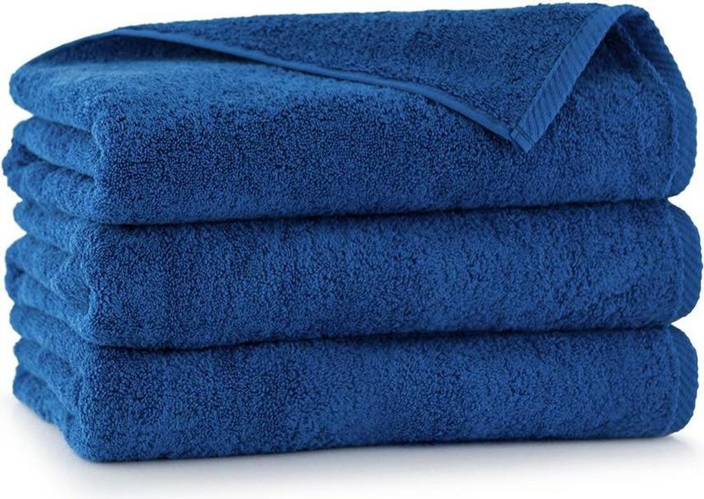 Handtuch - 100% Baumwolle - 500 g/m2 - 50x100 cm - Extra Saugfähig - Dunkelblau - hohe Grammatur - KIWI2