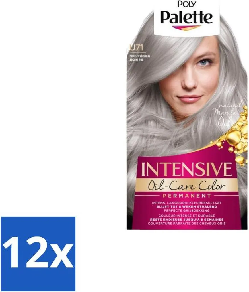 Coloration Capillaire Gris Argenté U71 - Entretien Cheveux à Domicile