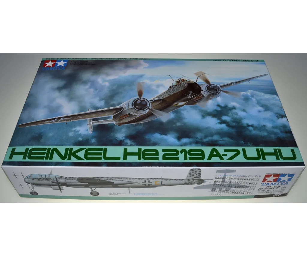 Avion Militaire à Monter Heinkel He219 Uhu Tamiya 1/48 Seconde Guerre
