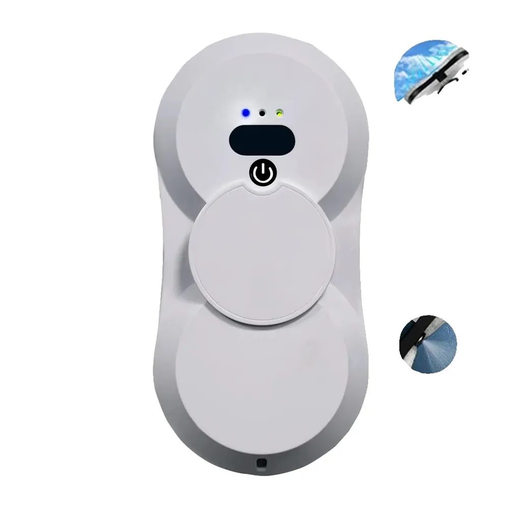 Nettoyage des vitres hautes sans effort - Robot aspirateur blanc avec EU