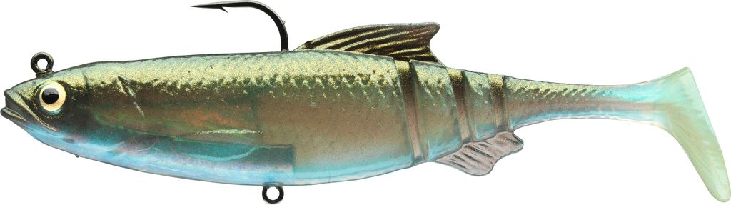 Daiwa PX Lazy Roach RD Shad 12cm Green Bleak, 1pcs. Gummifisch Gummiköder