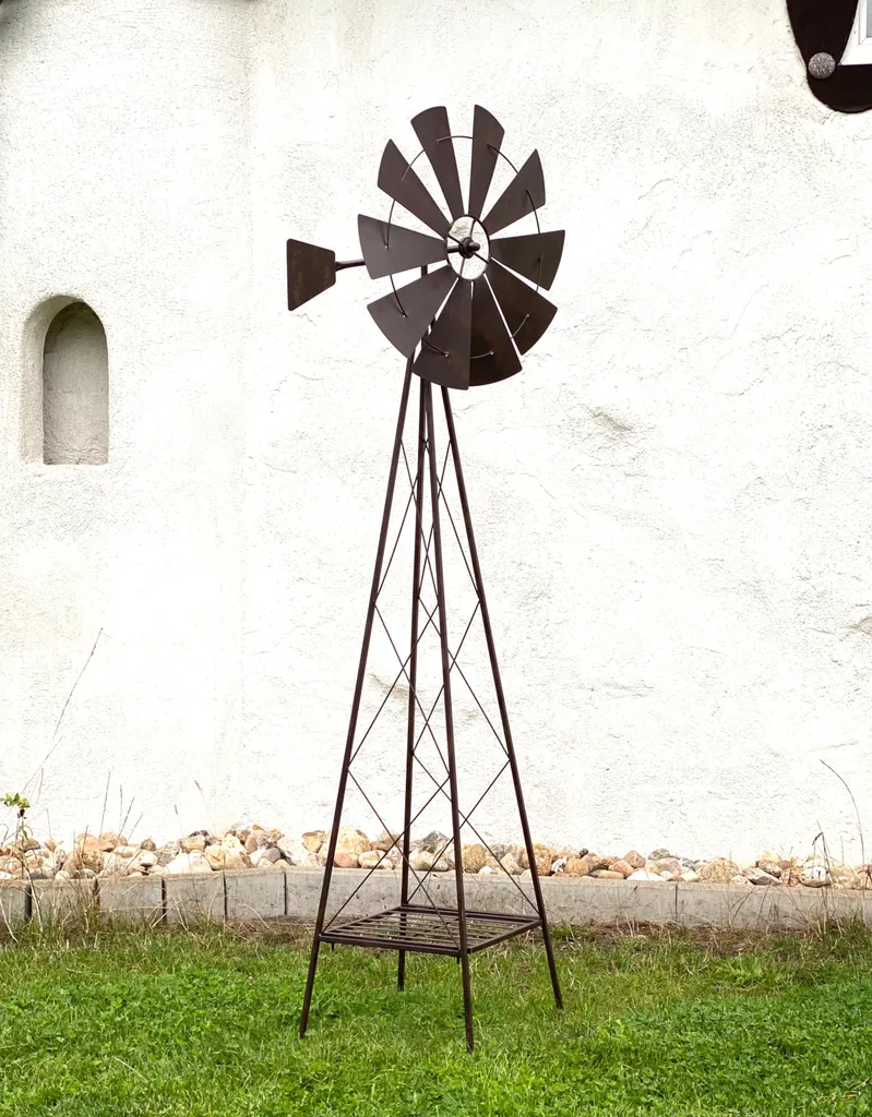 Moulin à vent résistant aux intempéries avec roulement à billes de 170 cm