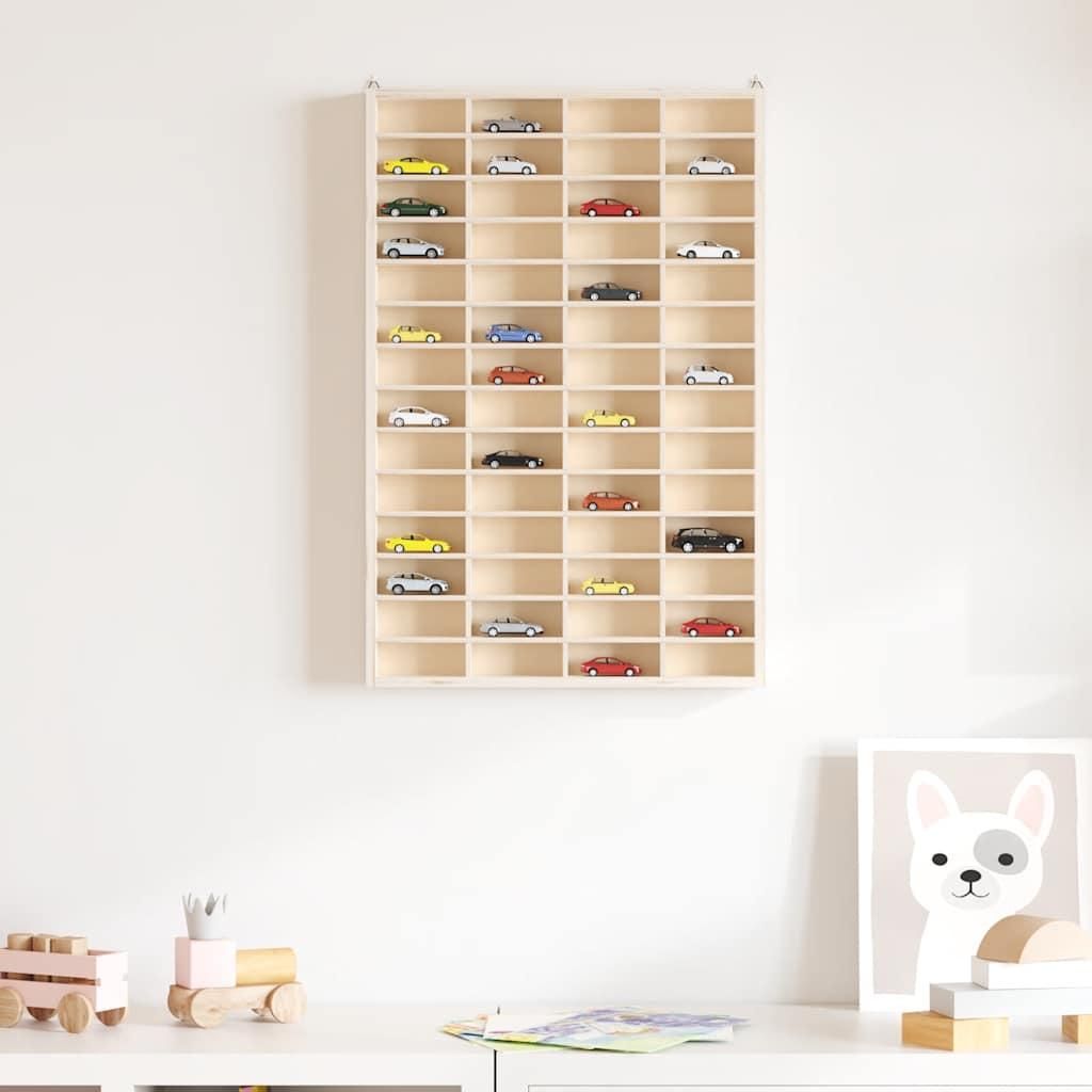 vidaXL Vetrina da collezione in legno con 56 scomparti 40 x Immagine del prodotto 