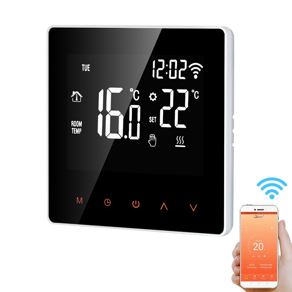 Smart Thermostate Heizung Thermostat Wifi Thermostat Smart Wall Thermostat  mit Alexa, Google 16a Tol47wifi