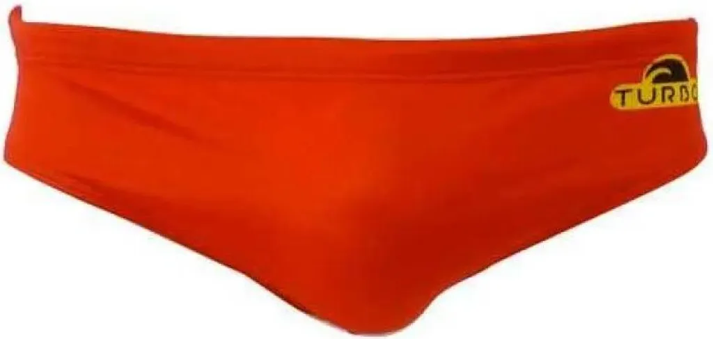 Slip de Bain Turbo Basic Rouge 13-14 Ans : Finis les Maillots Détendus