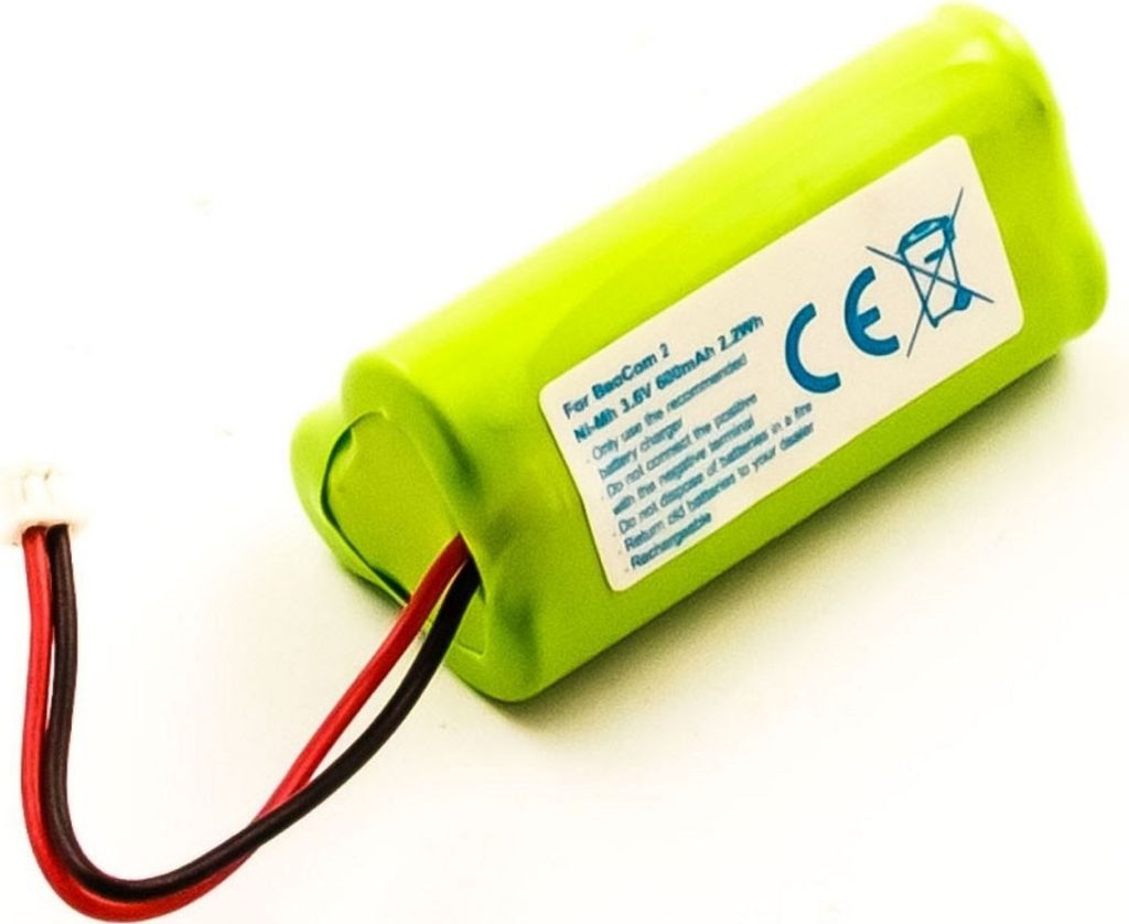 Akku für Bang & Olufsen BeoCom 2 NiMH 3,6 Volt 600 mAh grün.