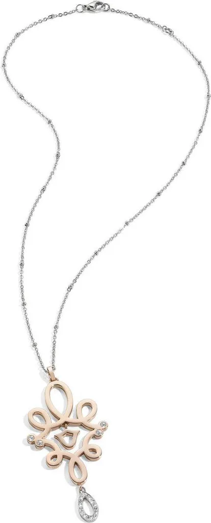 Pendentif Femme Morellato SAAJ17 Arabesco: Collana Acciaio e Cristalli