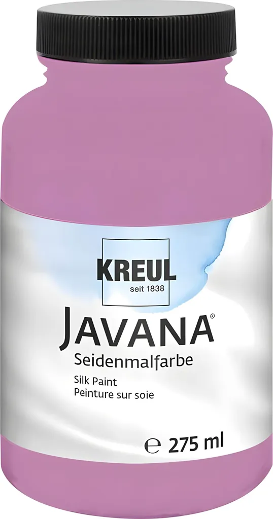 Peinture pour Soie Javana Lilas 275 ml - Teinture Textile Loisirs Créatifs
