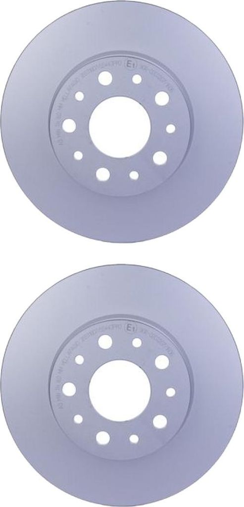 2 Bremsscheiben voll Ø 59 mm 10 mm HELLA passend für u.a. FIAT TIPO