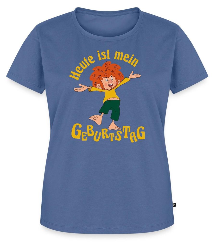 Spreadshirt Pumuckl Mit Spruch Heute ist Mein Geburtstag Frauen Premium T-Shirt, 5XL, Taubenblau