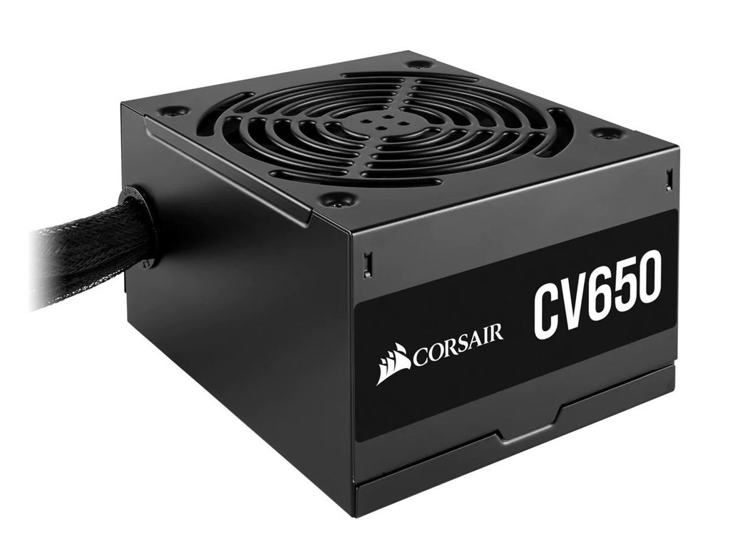 Corsair RPS0128, 650 W, 100 - 240 V, 47 - 63 Hz, 10 - 5 A, Produktbild 