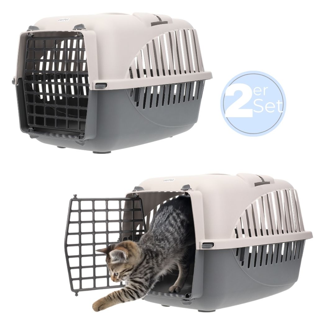 2x Hundebox Auto Rückbank Transportbox Katze Produktbild 