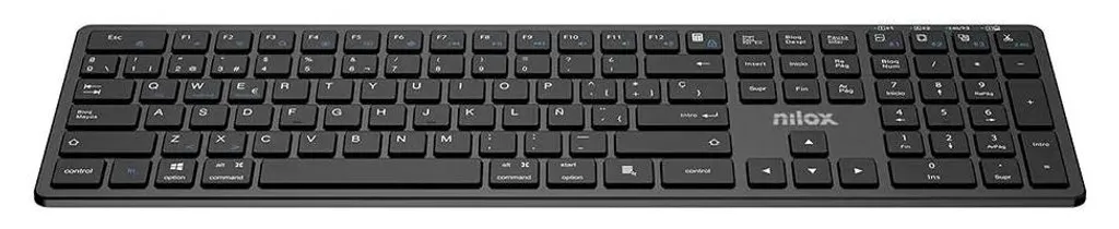 Clavier Bluetooth Nilox multi-dispositifs à touches à membrane noir - 3