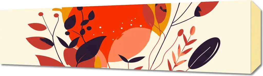 Image 70 x 20 cm Art Naturel Animé avec Finition Haute Définition